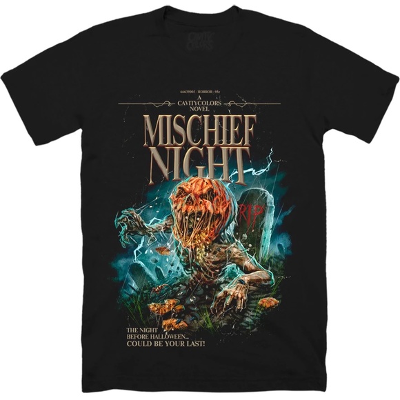 Limited Edition Cavity Colors 2020 spook bag t-shirt mischief night size small - Picture 1 of 2